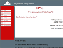 Tablet Screenshot of fpss.ca